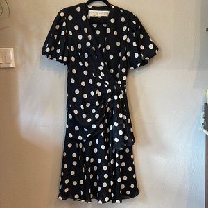 Liz Roberts Polka Dot vintage dress. Sz 10.